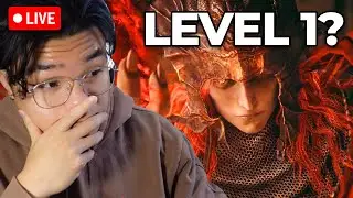🔴LIVE: Elden Ring DLC, But We Start At Level 1