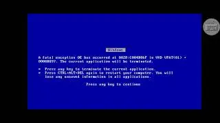 Windows 98 BSOD 6878