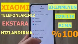XİAOMİ Telefonlarınızı olduğundan daha hızlı yapma🤯🤯🤯