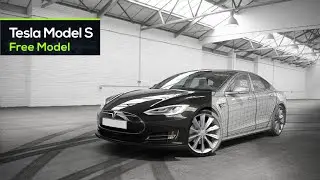 Tesla Model S in 3ds Max | Maya | Cinema 4D | Blender |