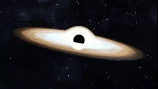 Black hole (blender animation)