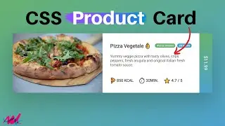 CSS UI Design Product Card | HTML5 CSS3 | Control Earth