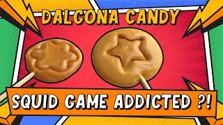 Squid Game (오징어 게임) addicted! // Dalgona Candy Experiment // Kids Concentration Game