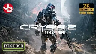 Crysis 2 Remastered PC Gameplay 1440p 60fps | RTX 3090 DLSS On