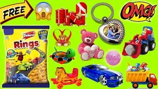 Unboxing Rings Snacks & Pizza Bite ! Free Gifts Inside...