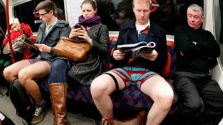 Who rides the subway in the circus he does not laugh Comedy in the subway