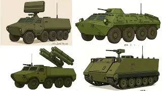 Drawing Fantasy Armored Vehicles – Creative War Machines #howtodraw