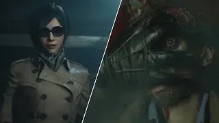Resident Evil 2 Remake: Tyrant (Mr X) And Ada Wong's First Appearance
