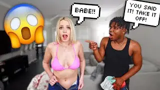 If You Say “BABE” You Have to REMOVE A LAYER OF CLOTHING! *CHALLENGE*
