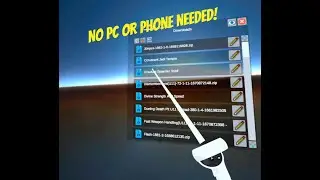 How to get mods for Blade and Sorcery Nomad or Bonelab (NO PC OR PHONE NEEDED!)