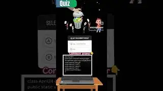 🍕Today Special Quiz ❓#shorts #java #stringbuilder