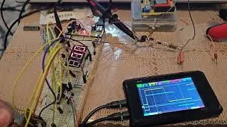 Power regulator for active resistance on ATTINY2313 with phase zero point detection