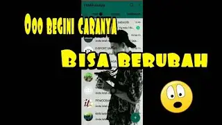 Cara mengganti Home screen WhatsApp menjadi photo kita sendiri