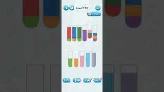 water sort puzzle game level 116 shorts all new level subscribe trending game