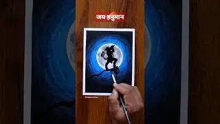 Lord Hanuman Drawing 🚩🚩/ Oil Pastel Drawing / 