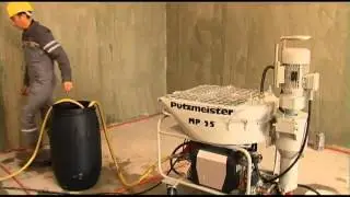 Putzmeister MP25 mit Wasserfaß