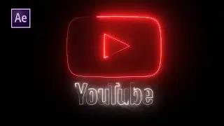 Glowing Neon Logo with Saber Plugin Adobe After Effects Tutorial - Orbitbrain