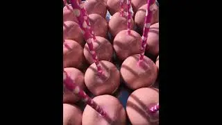 Minnie Mouse (inspired) Candy Apples - Soft Pink Candy Apples