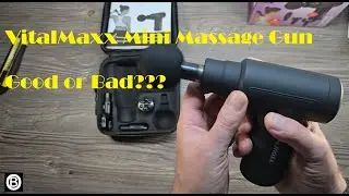 New in Lidl - VItalMaxx Power Plus Mini Massage Gun - Unboxing and testing