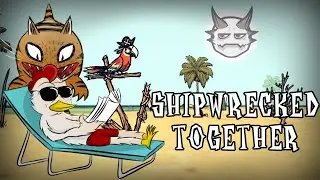 🌴Tigershark pod zasięgi - Shipwrecked Together z @Xyrthes #7 Don't Starve Together Island Adventures