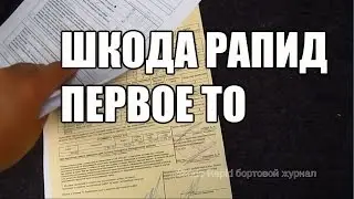 Шкода Рапид пройдено первое ТО у официального диллера