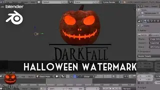 Blender Tutorial: Create a Halloween Themed Watermark