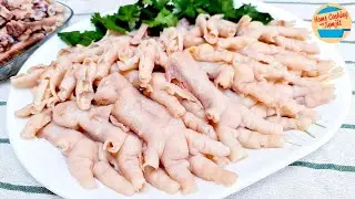 How to Debone Chicken Feet | Easy Way of Removing Bones from Chicken Feet