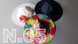 Sun Hat / Cappello - Sewing Pattern N.65 / Cartamodello N.65 - sew-along