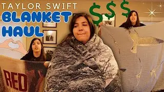Taylor Swift Blanket Haul |official merch + prices|