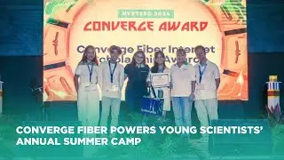 Converge fiber powers young scientists’ annual summer camp