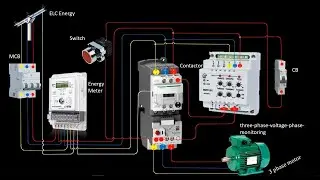 3 phase motor Connection/installation/wiring diagram .