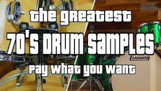 The BEST 70s Drum Samples... Pay What You Want!!