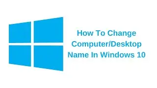 How To Change Computer Name In Windows 10 | Urdu/Hindi | TheBhaiLog.com