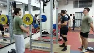 Squat 232.5kg x 1, belt only