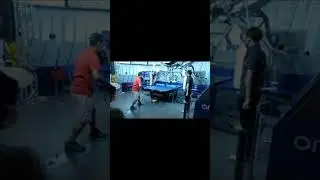 AI Robot Playing Table Tennis