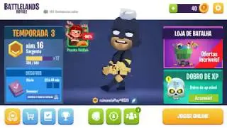 Jogando a 3 temporada do Battlelands Royale e o novo tema natalino - Battlelands 7