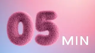 Pink Gradient 5 Minute Timer | Busy ❌ Productive ✅