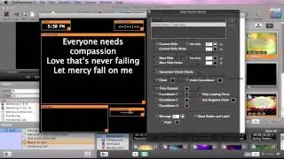 ProPresenter 5 Stage Display Functionality