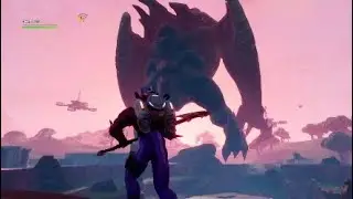 Fortnite Polar peak Monster VS Giant teddy bear Robot Live Event (Crazy)