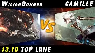 WilianBonner - Yasuo vs Camille TOP Patch 13.10 - Yasuo Gameplay