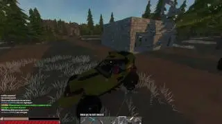 Дикий рейд с4 (HurtWorld) Тачка и 2 квадра!