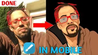 How to make Your cartoon on Android | Avatar mascot Gaming Logo | How to create Face Avatar logo P-2