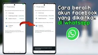 Cara beralih akun facebook yang di tautkan ke whatsapp !!