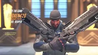 Overwatch 2: team wipe as reaper.