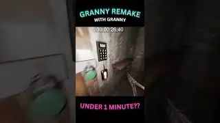 Granny REMAKE 1 minute SPEEDRUN! - [WITH GRANNY]