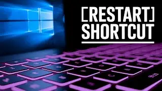 How to Restart Computer using Keyboard Shortcut on Windows 10/11 Tutorial