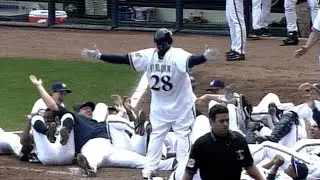 Fielder's best with the Brewers