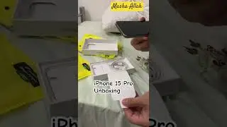 iPhone 15 Pro | dual physical sim| natural titanium gray | 256GB #uae #iphone #iphone15pro #titanium