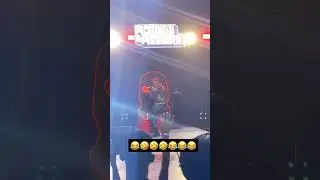 Spider-Man blazes at planning and plotting concert on stage #medikal #concert