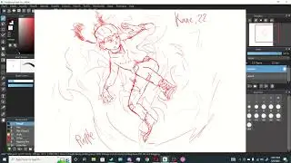 Practicing dynamic action || Voiceover speedpaint